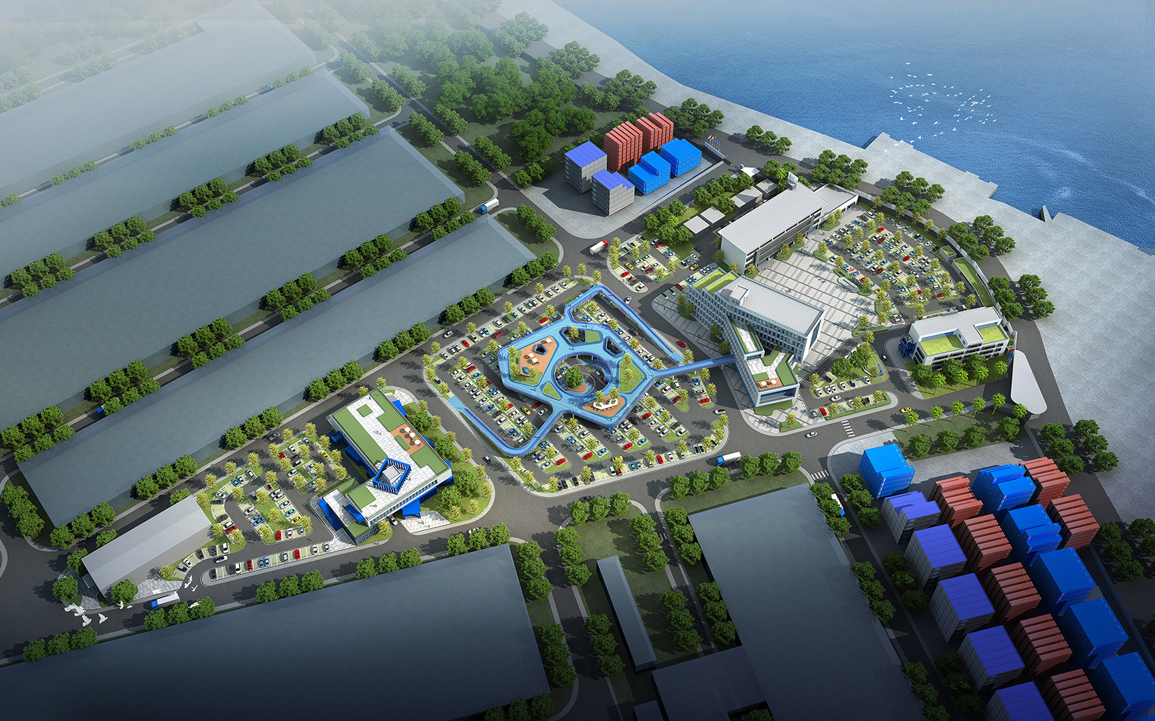 集團公司辦公生活區規劃設計案例1